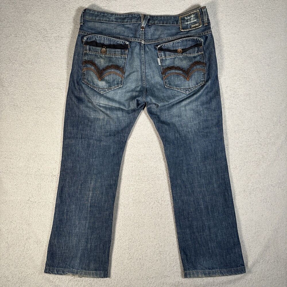 Levi's Silvertab Slim Jeans Men's Size 36x29 Medium‎ Wash Flap Pockets